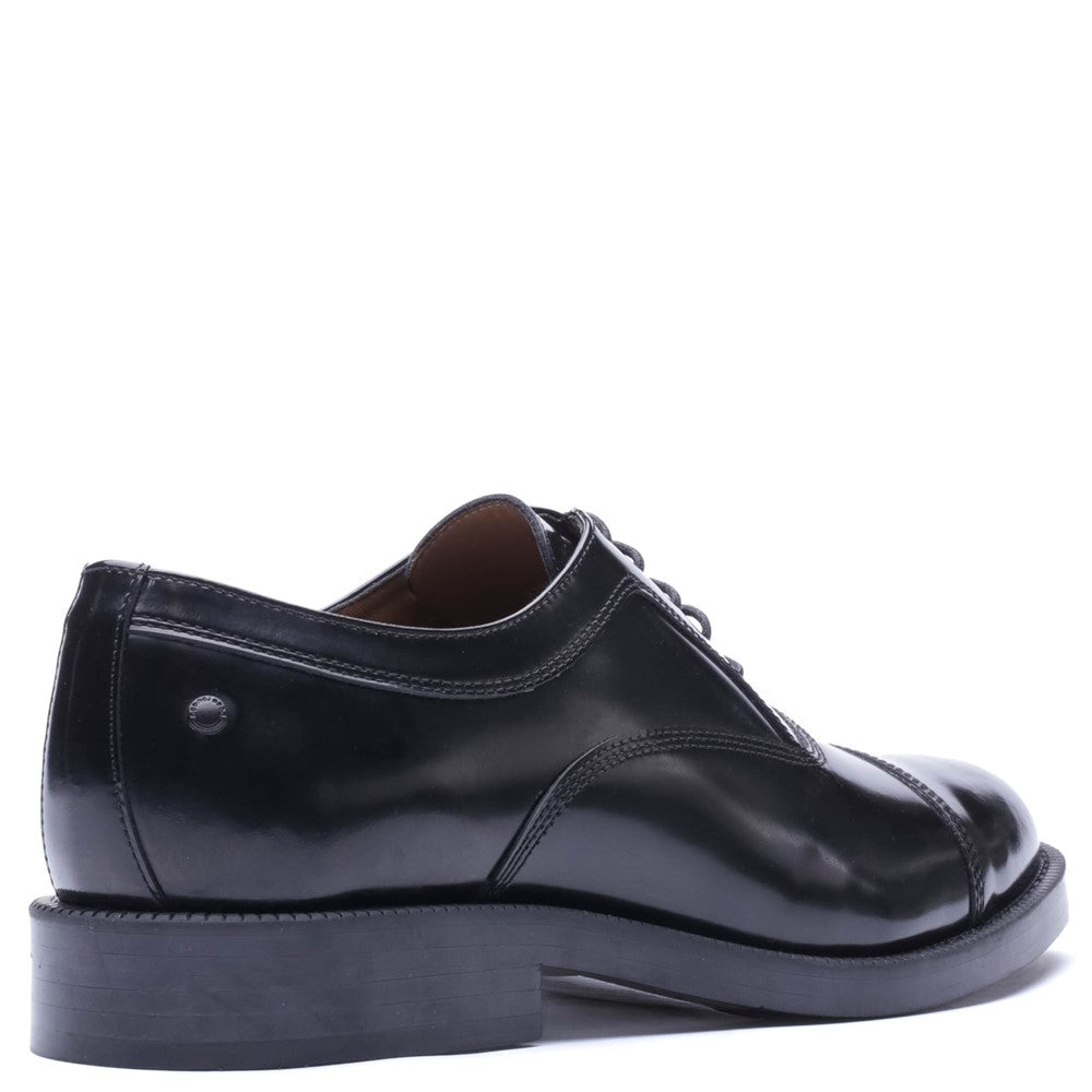 Roma Hi-Shine Lace Up Shoes Black