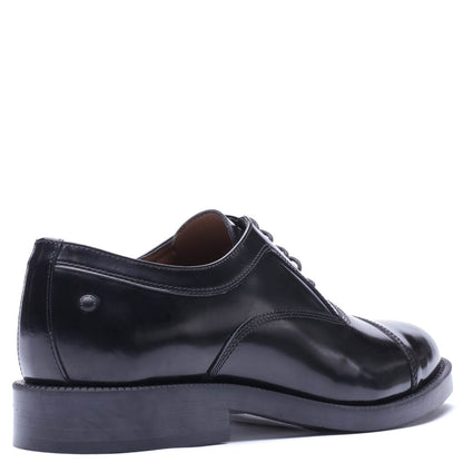 Roma Hi-Shine Lace Up Shoes Black
