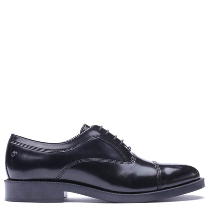 Roma Hi-Shine Lace Up Shoes Black