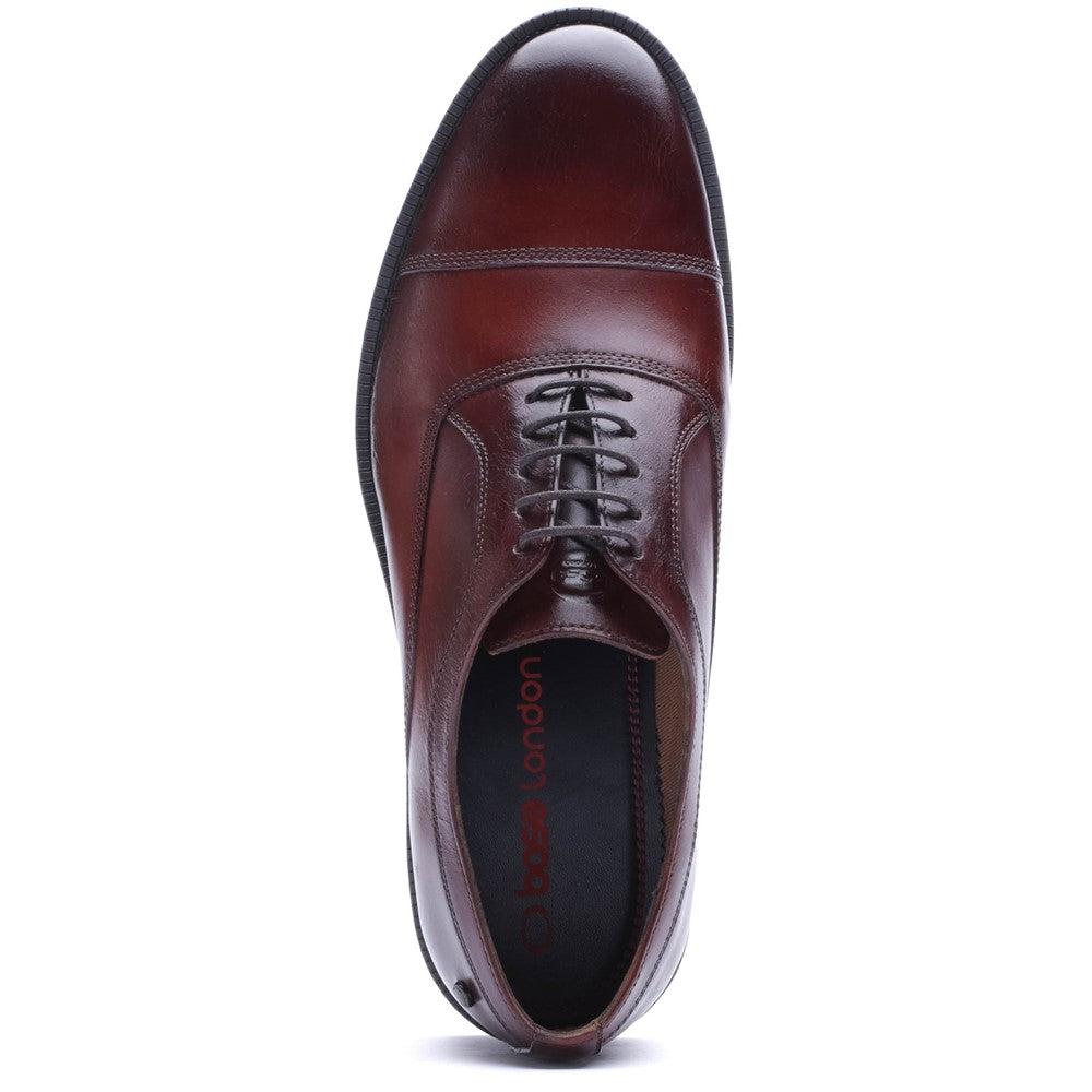 Roma Washed Lace Up Shoes Chestnut