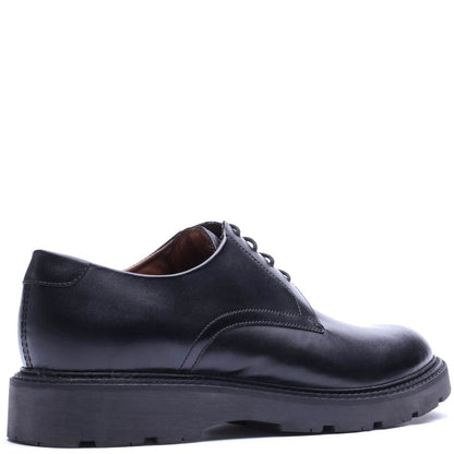 Vector Waxy Lace Up Shoes Black