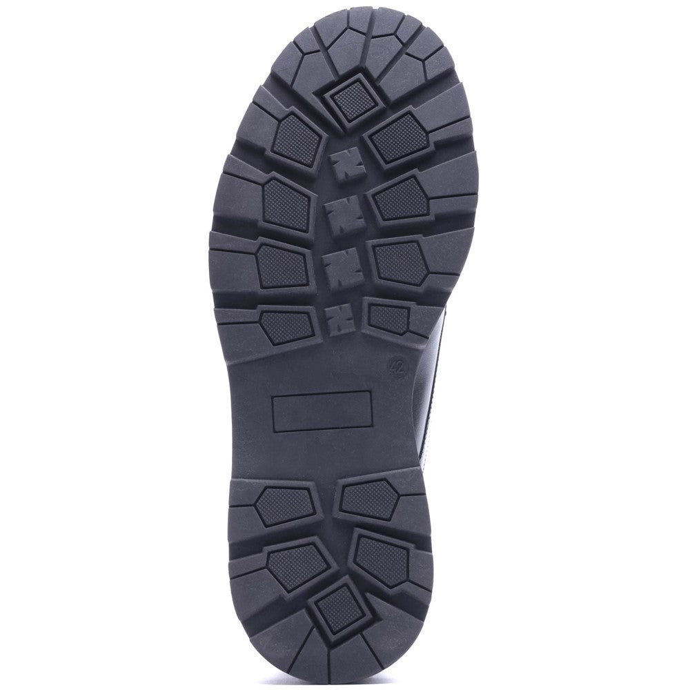 Vector Waxy Lace Up Shoes Black