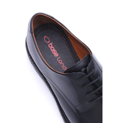 Vector Waxy Lace Up Shoes Black