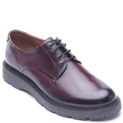 Vector Washed Lace Up Shoes Brown