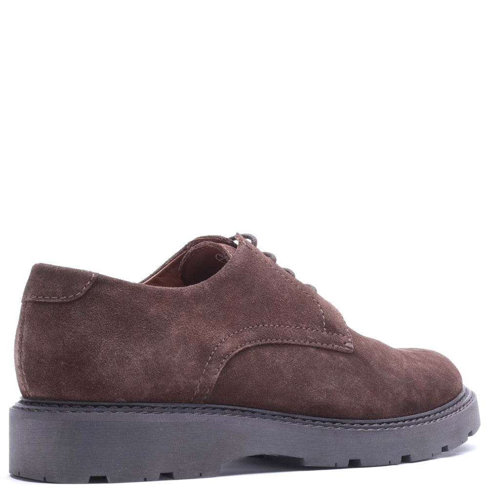 Vector Suede Lace Up Shoes Brown