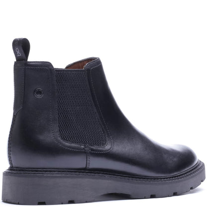 Echo Waxy Chelsea Boots Black
