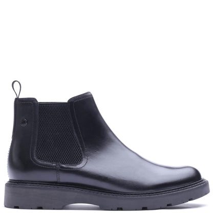 Echo Waxy Chelsea Boots Black