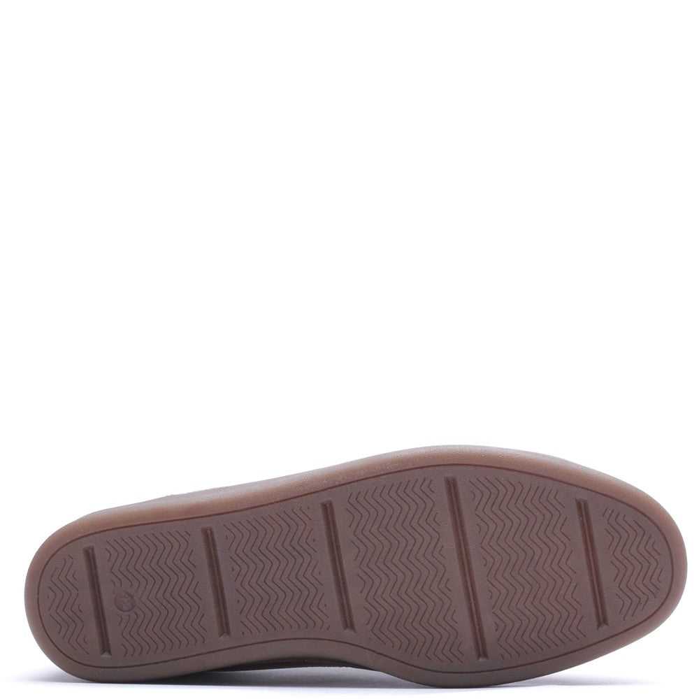 Zammo Waxy Lace Up Trainers Tan