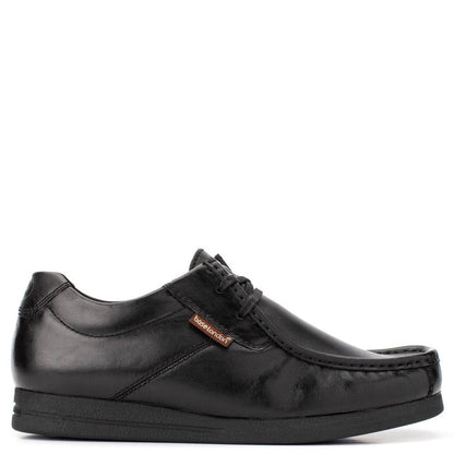 Event Waxy Moc Toe Shoes Black