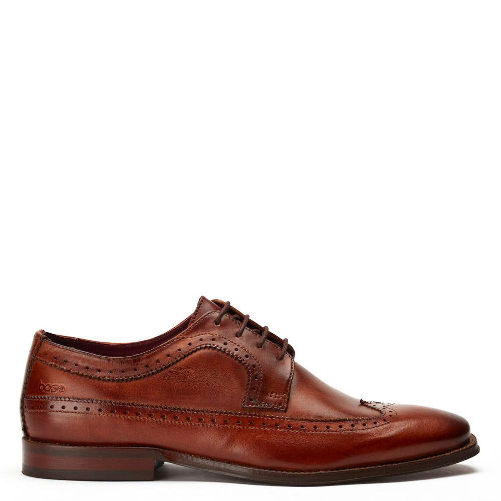 Havisham Washed Brogue Shoes Tan