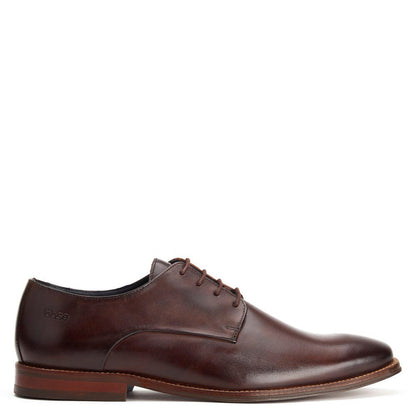 Marley Washed Derby Shoes Brown