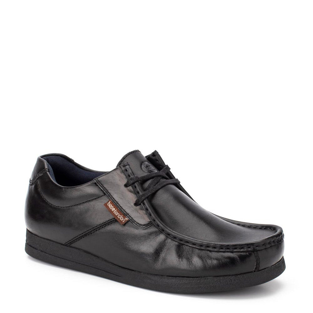 Event Waxy Moc Toe Shoes Black
