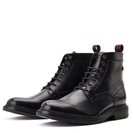 Peyton Waxy Lace-Up Boots