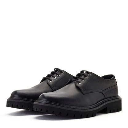 Wick Pull Up Derby Shoes Black