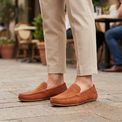 Moss Leather Driver Tan