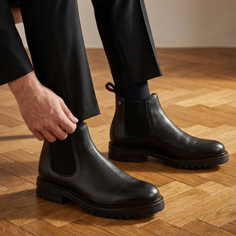 Roebuck Chelsea Boots Black