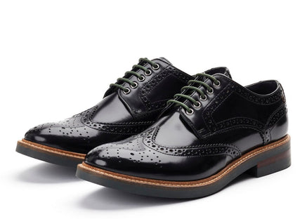 Woburn XL Hi Shine Brogue Shoes