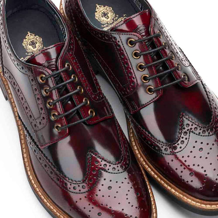 Woburn XL Hi Shine Brogue Shoes