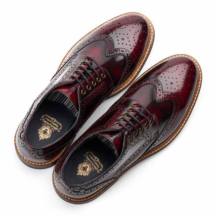 Woburn XL Hi Shine Brogue Shoes